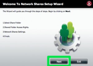 ClickOnNext1 DNS-320 Network Share Wizard