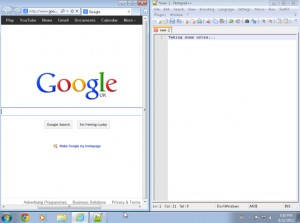 Side By Side Arrange Windows Side by Side