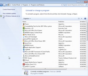 Uninstall An Application