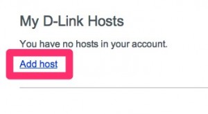 Add Host Add Host