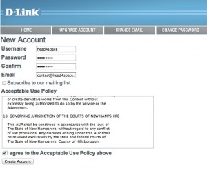 DLink Sign Up DLink Sign Up