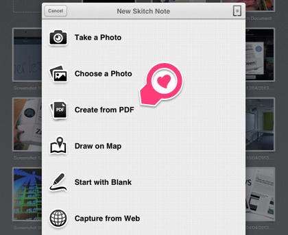 Annotate PDF Files with Skitch for iOS