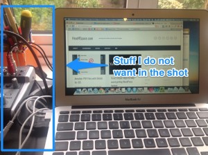 Crop a photo with an iPad