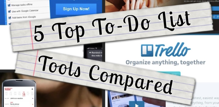 Top to-do list app comparison