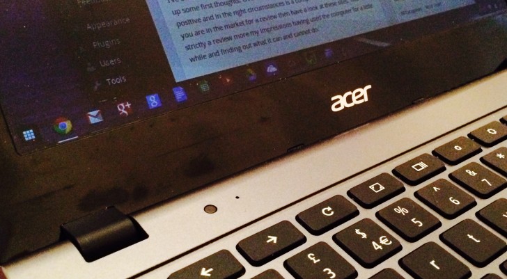 Acer C720 Chromebook First Thoughts