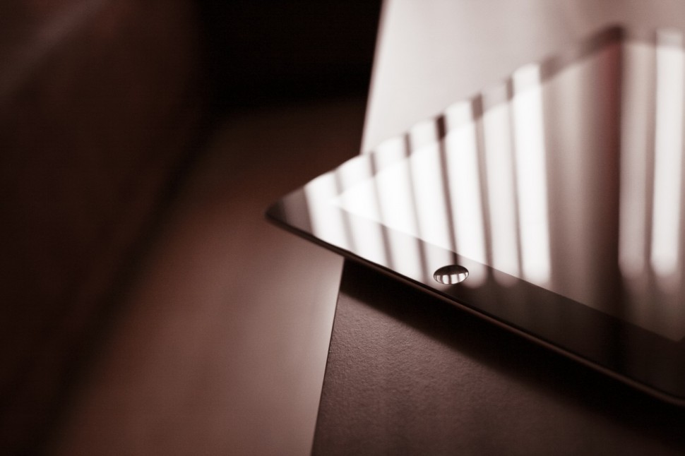 Corner of iPad