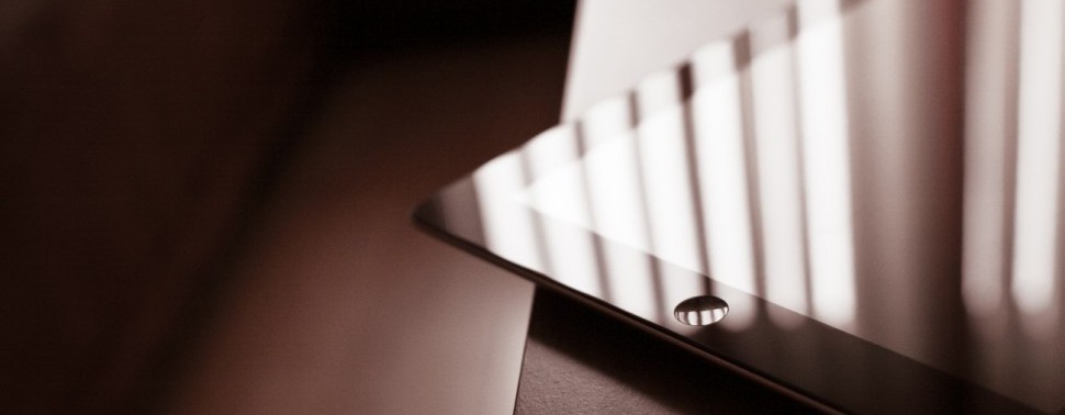 Corner of iPad