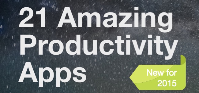 21 Amazing Productivity Apps eBook 2015
