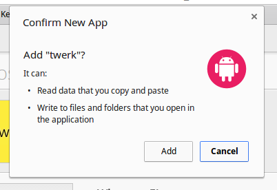 Chromebook Add Twerk