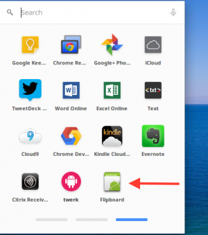Flipboard in App Launcher