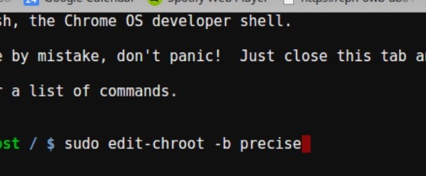 Backup Chrome OS Linux