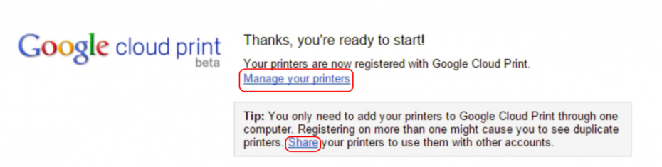 Printing from a Chromebook Start