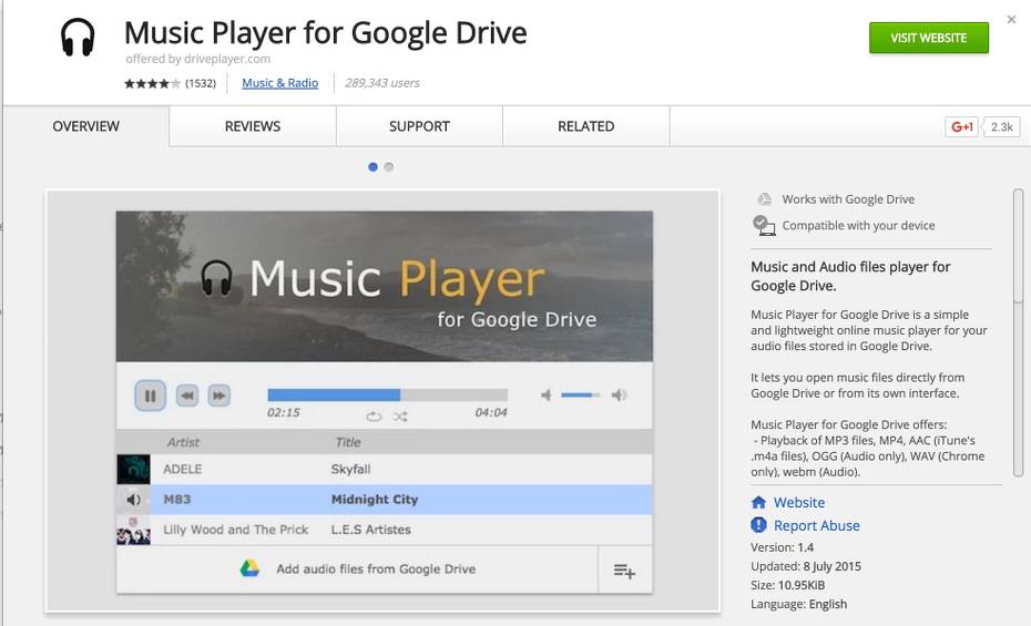Play audiobook on a Chromebook