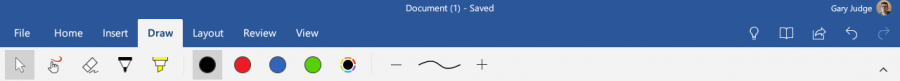 Word on Chromebook User Experience - Draw