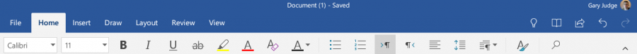 Word on Chromebook User Experience - Home